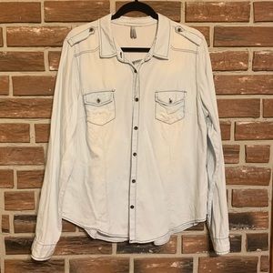 Cute Flannel Button Up Top